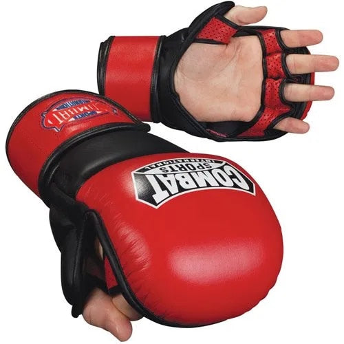 Super Comfortable 4oz Red Pro Sparring Boxing Gloves Max Protection - activesportslife