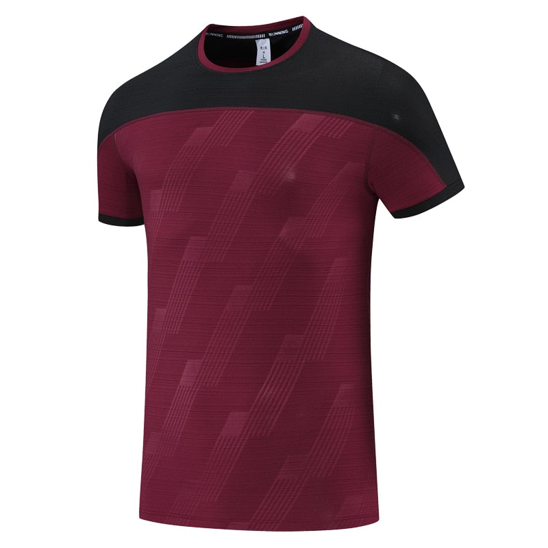 Men Fashion Short Sleeves Bodybuilding Fitness Cool Shirts - activesportslife