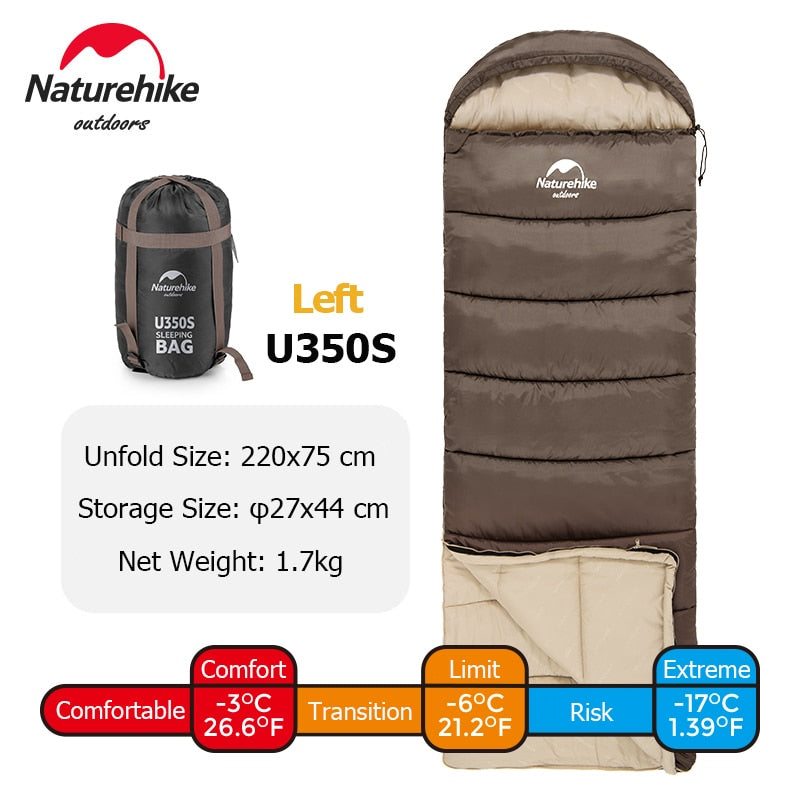 Naturehike Sleeping Bag Ultralight Cotton Sleeping Bag Waterproof Outdoor Camping - activesportslife