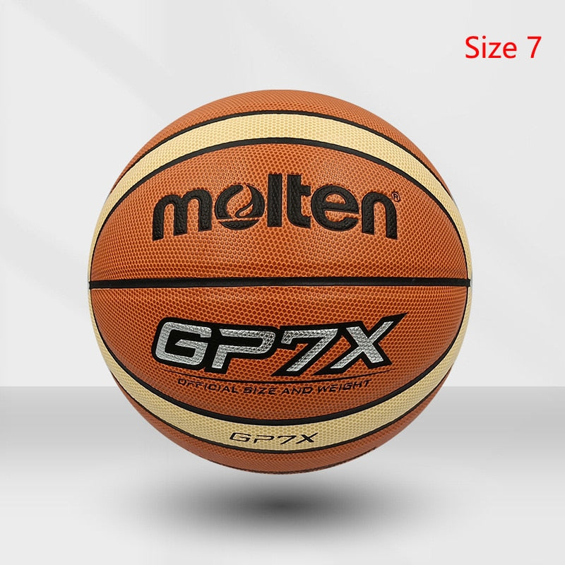 Molten Basketball Ball Official Size 7/6/5 PU Leather Outdoor Indoor - activesportslife