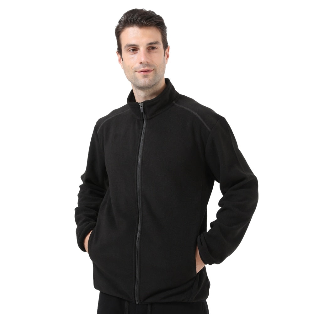 Men's Sport Coat Plush Warm Jacket Loose Zipper Sports Jacket - activesportslife