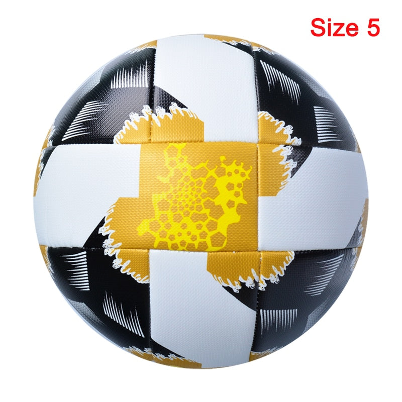 Newest Soccer Ball Standard Size 5 Size 4 Machine-Stitched Soccer Ball PU Sports - activesportslife