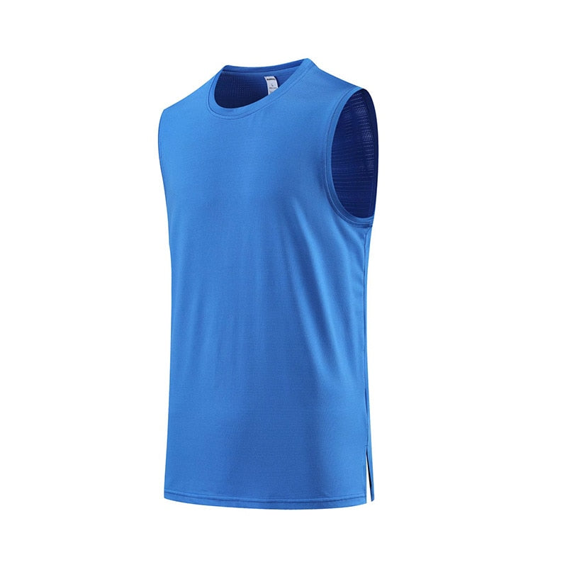 Quick Dry Fitness Tank Top Men Bodybuilding Sleeveless Shirt - activesportslife