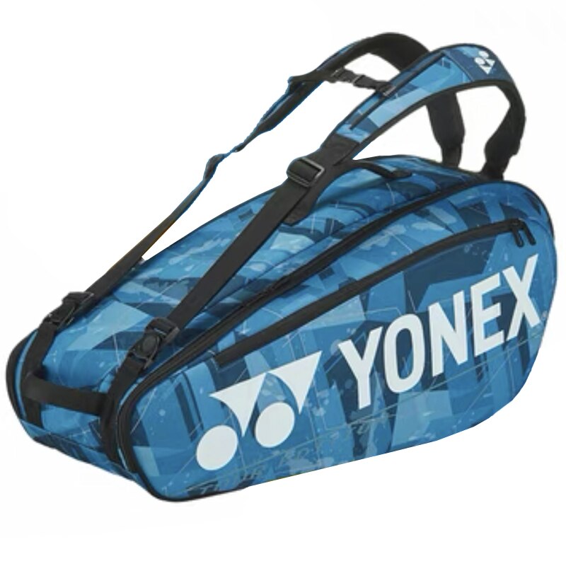 Original YONEX Ergonomic Design Tennis Backpack PU Large Racquet Bag Max 12pcs Rackets Badminton Bag for Training Equipment - activesportslife