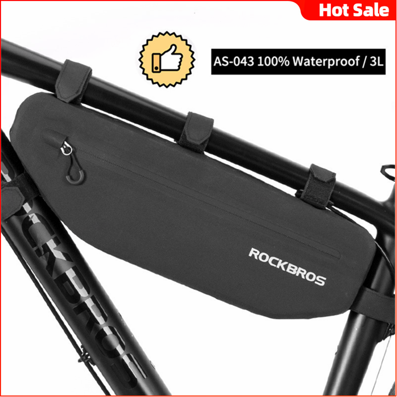 ROCKBROS Bicycle Bags Top Tube Front Frame Bag Waterproof  Dirt-resistant Bike Accessories Bags - activesportslife