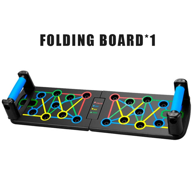 Folding Multifunctional Push-up Board Gym Portable Fitness Equipment - activesportslife