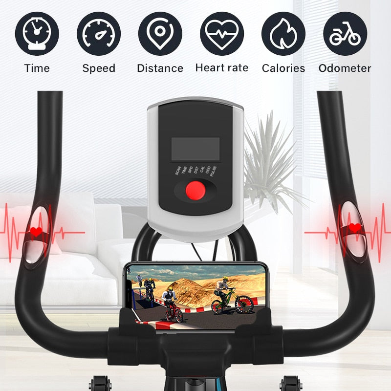 Silent Exercise Spinning Bike Indoor - activesportslife