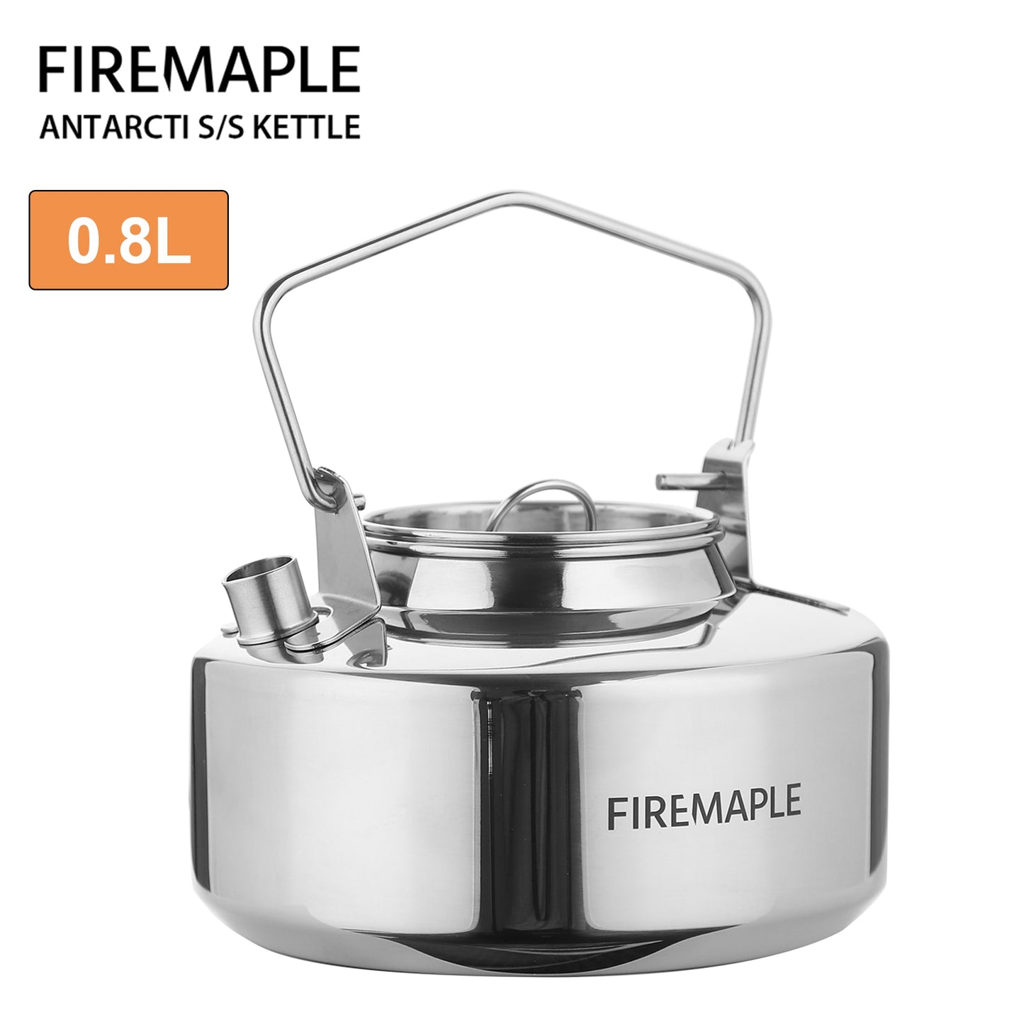 Fire Maple Antarctic Stainless Steel Backpacking Camping Kettle Bushcraft Gear Durable Teapot High Quality S304 1L 295g - activesportslife