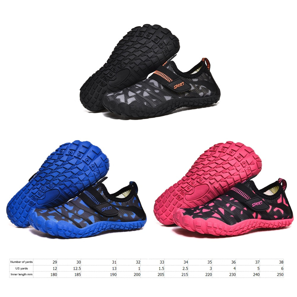 Children Wading Shoes Non-Slip Water Sneakers - activesportslife