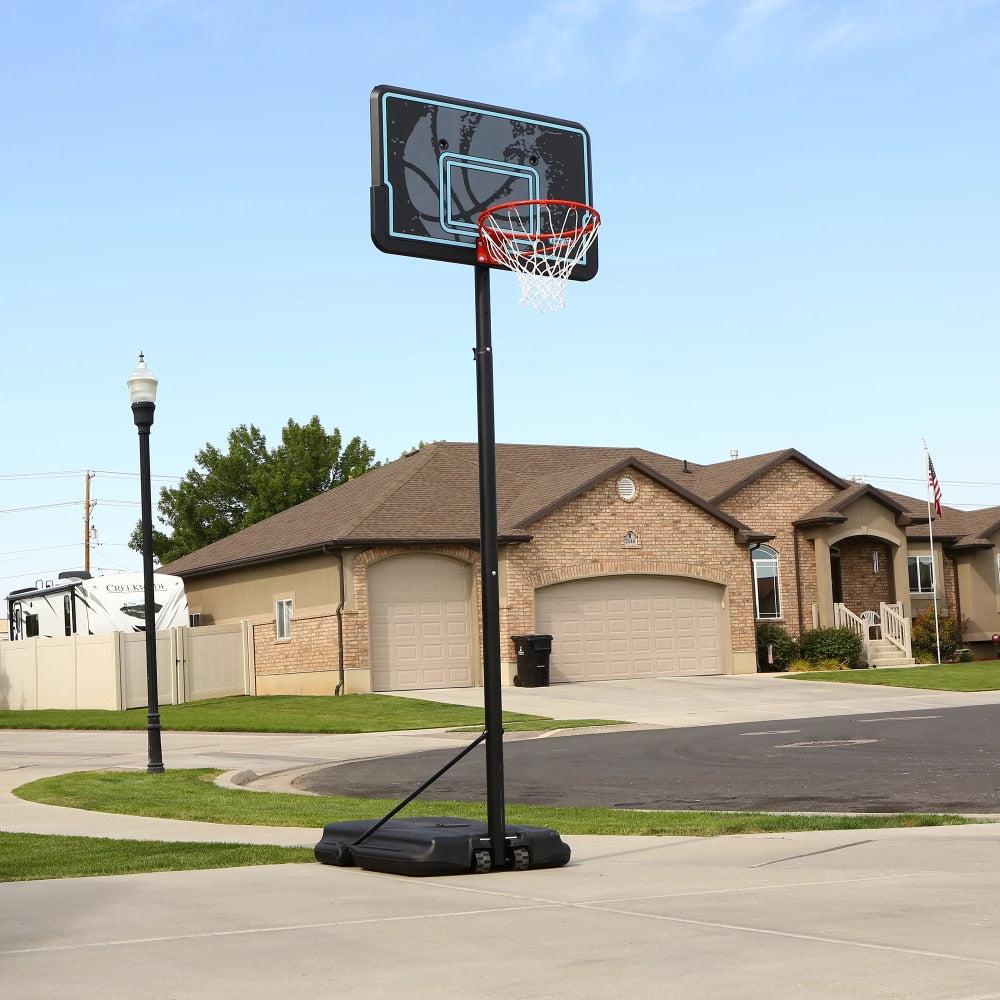 Lifetime 7.5 - 10ft Adjustable height, 44 in. Impact Backboard Basketball Hoop - activesportslife