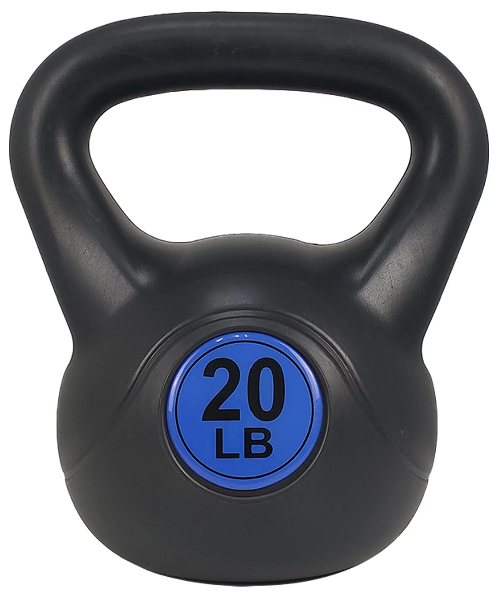 Wide Grip 3-Piece Kettlebell Weight Set, 10 Lbs, 15 Lbs, 20 Lbs - activesportslife