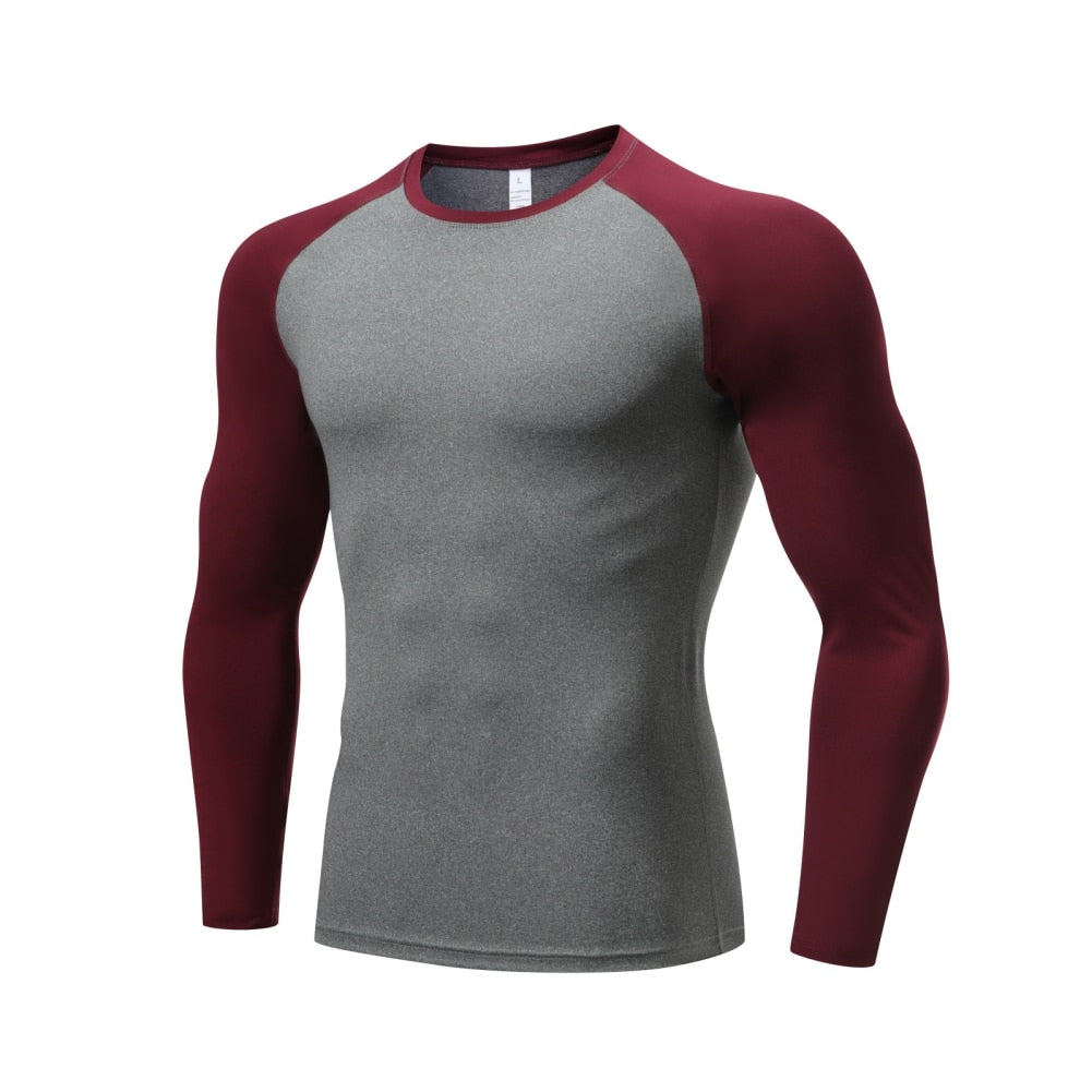 Men's Running T-shirts Sport Top Workout Breathable Long Sleeve - activesportslife