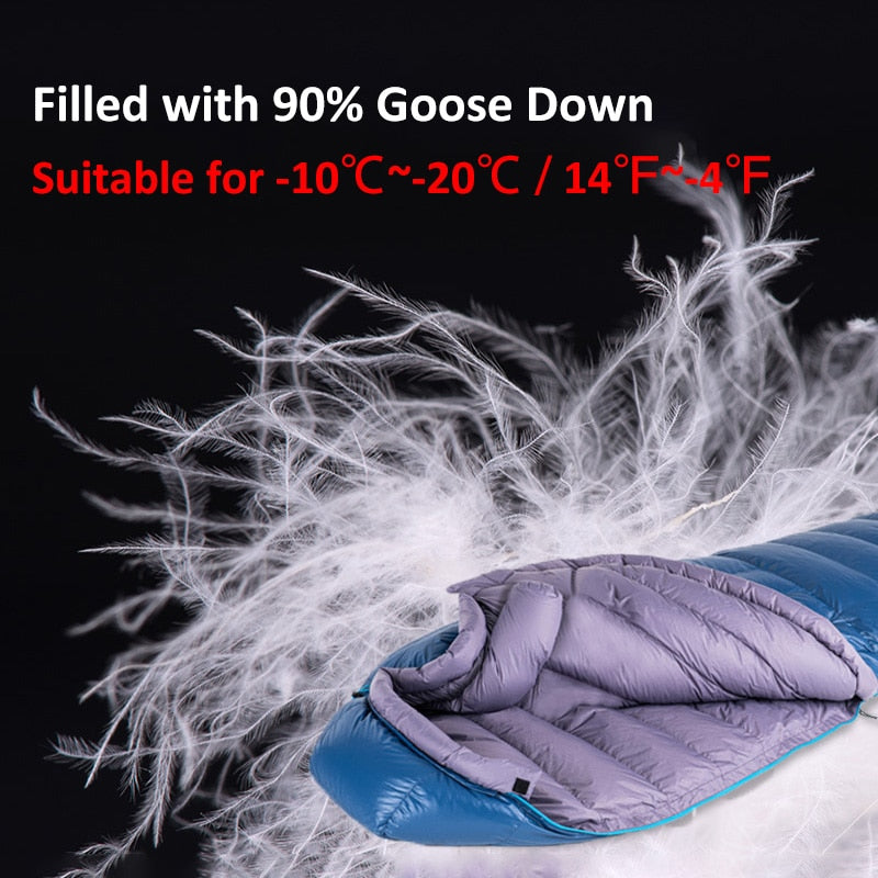 Naturehike Sleeping Bag ULG400 Winter Sleeping Bag Ultralight Waterproof - activesportslife