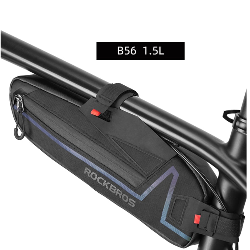 ROCKBROS Bicycle Bags Top Tube Front Frame Bag Waterproof  Dirt-resistant Bike Accessories Bags - activesportslife