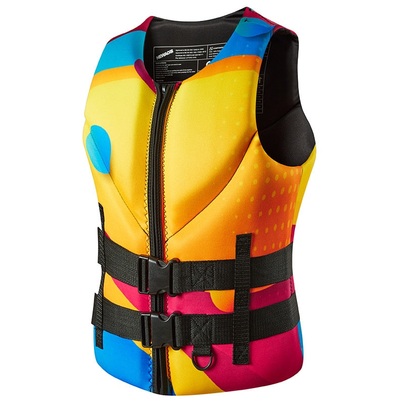 Life Jacket for Adult Super Buoyancy Neoprene - activesportslife