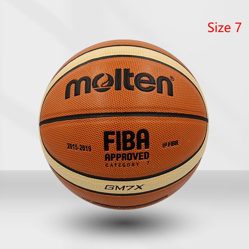 Molten Basketball Ball Official Size 7/6/5 PU Leather Outdoor Indoor - activesportslife