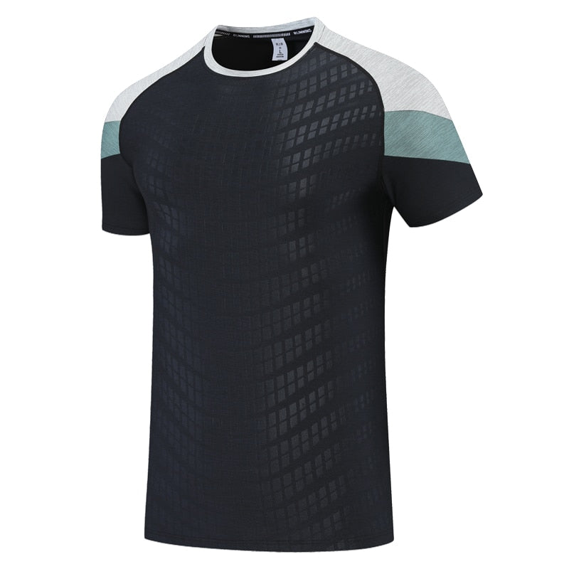 Men Fashion Short Sleeves Bodybuilding Fitness Cool Shirts - activesportslife