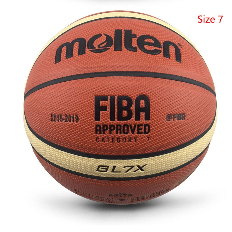 2022 Molten Basketball Ball PU Material Size 7/6/5 Outdoor Indoor Match - activesportslife