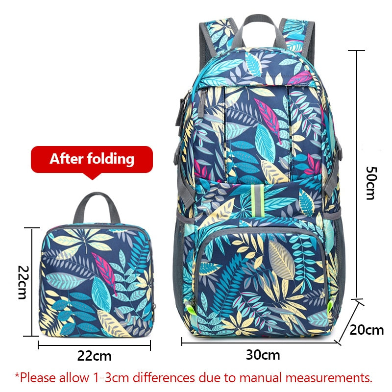 Casual Camouflage Women Backpack Camping Yoga Water Sports Bags 35L Backpacks Large Capacity Gym Bag XA211L - activesportslife