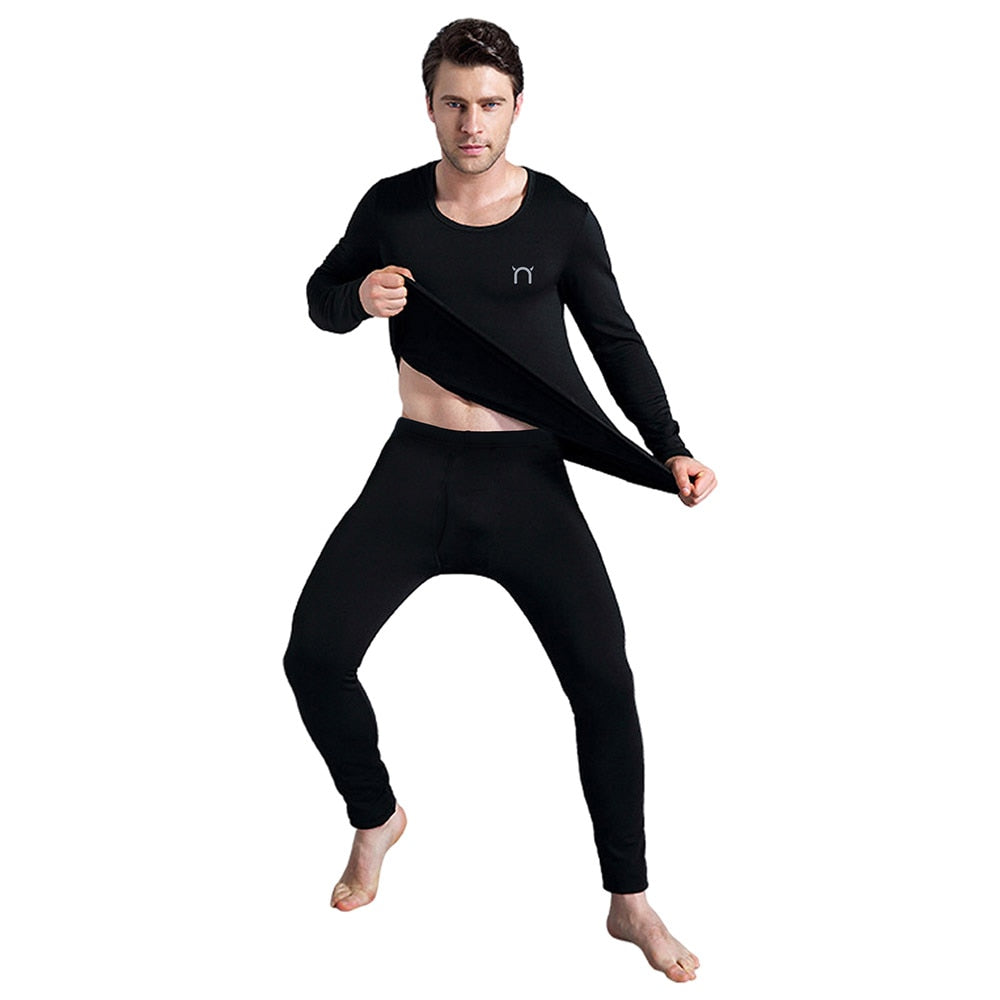 Winter Warm Underwear Men Elastic Waist High Quality Durable Polyester - activesportslife