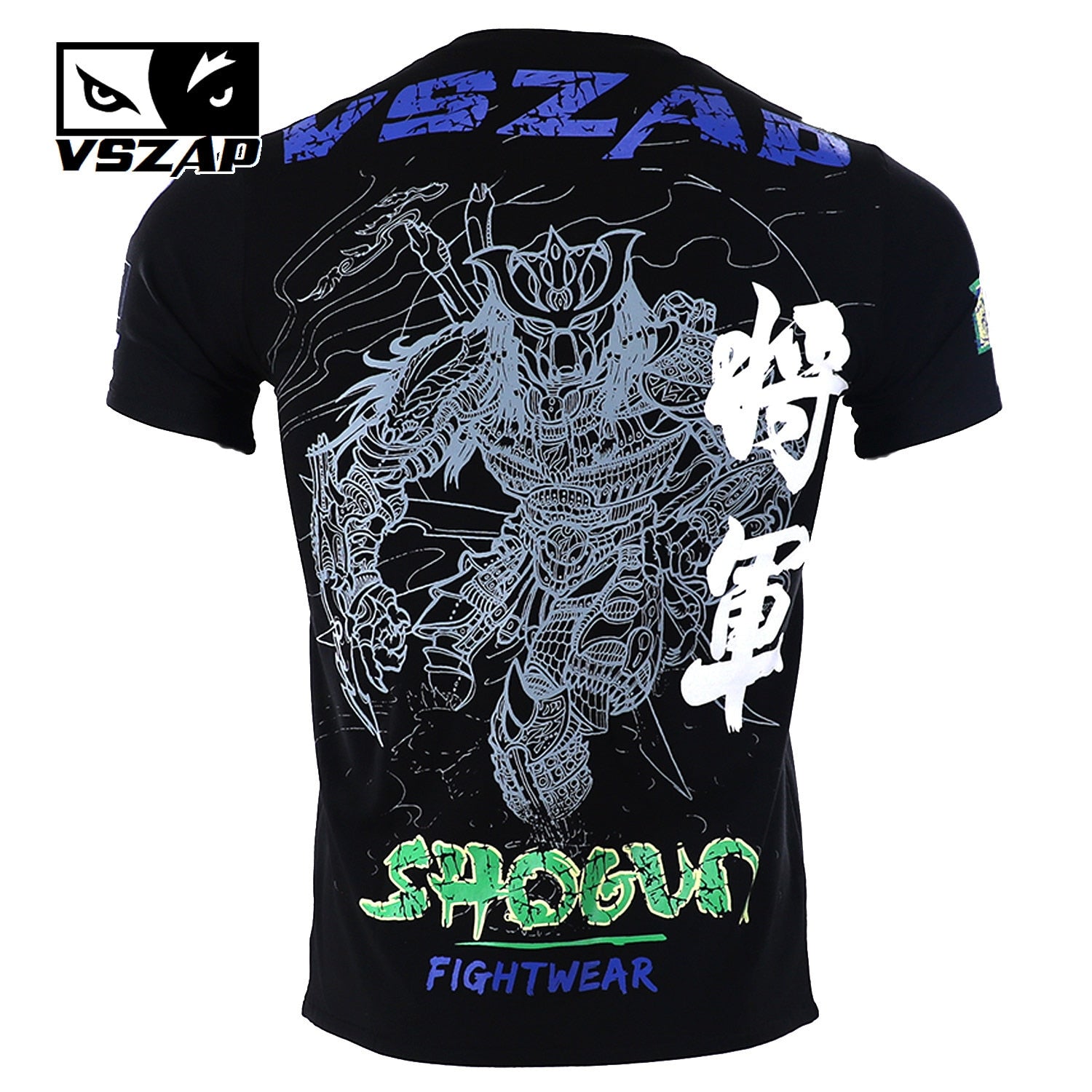 BJJ Rash Guard Vszap Mens Jiu Jitsu MMA Compression Top Fightwear Short Sleeve Combat Boxing Training Muay Thai T Shirt S-4XL - activesportslife