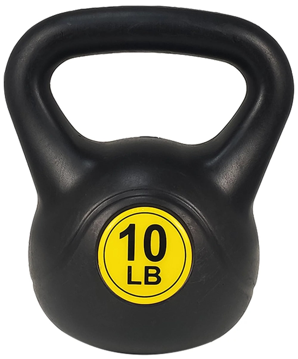 Wide Grip 3-Piece Kettlebell Weight Set, 10 Lbs, 15 Lbs, 20 Lbs - activesportslife