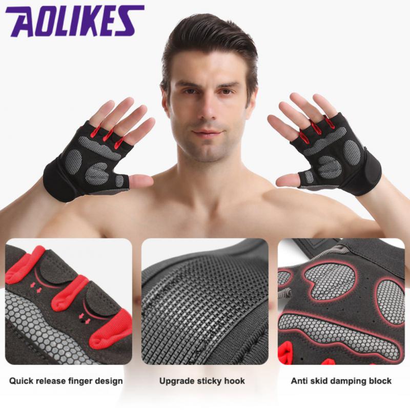 Anti-slip Cycling Gloves Polyester Fiber Breathable Hand Protection Nylon - activesportslife