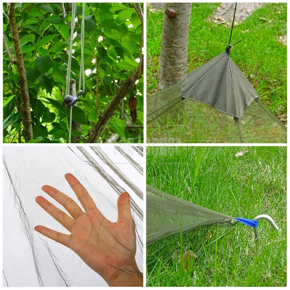 Outdoor Mosquito Net with Flooring Tent Insect Proof Mesh - activesportslife