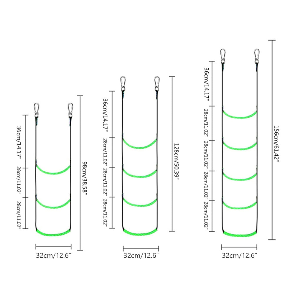 3/4/5 Step Boat Rope Ladder - activesportslife