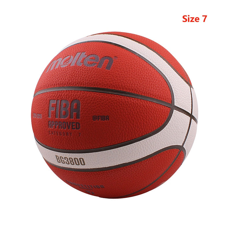 2022 Molten Basketball Ball PU Material Size 7/6/5 Outdoor Indoor Match - activesportslife