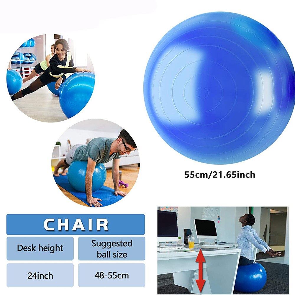 Yoga Ball Pilates Workout Ball 65/75/85CM - activesportslife