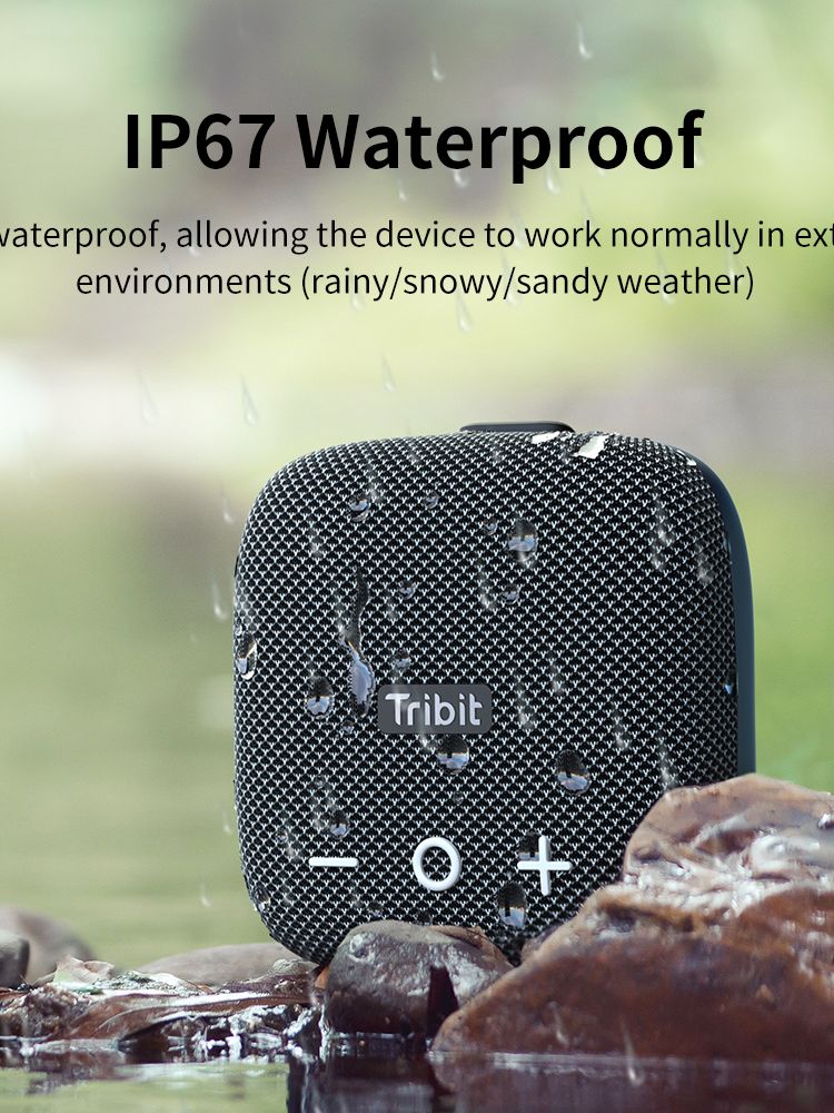 Tribit StormBox Micro 2 Portable Bluetooth Speaker 90dB Loud Sound Deep Bass IP67 Waterproof Camping Wireless Small Speaker - activesportslife