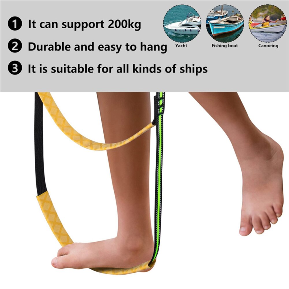 3/4/5 Step Boat Rope Ladder - activesportslife