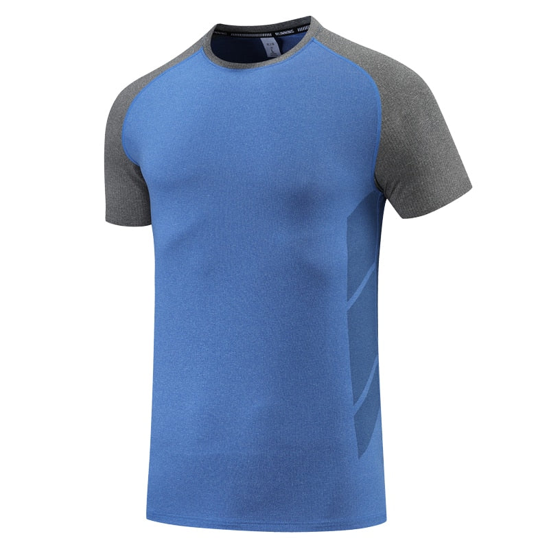 Men Fashion Short Sleeves Bodybuilding Fitness Cool Shirts - activesportslife