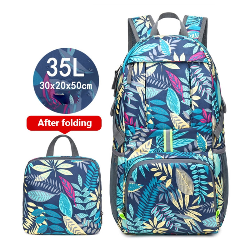 Casual Camouflage Women Backpack Camping Yoga Water Sports Bags 35L Backpacks Large Capacity Gym Bag XA211L - activesportslife