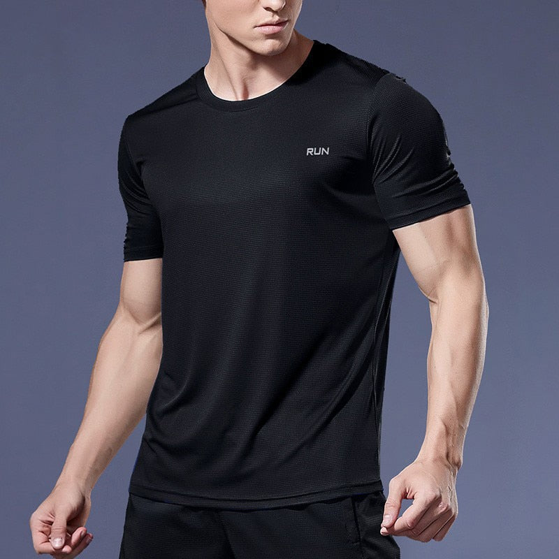 Men's Running Compression T Shirts Gym Fitness - activesportslife