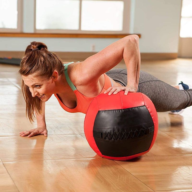 Wall Throwing Medicine Ball Core Training Power Strength Exercise Home Gym - activesportslife