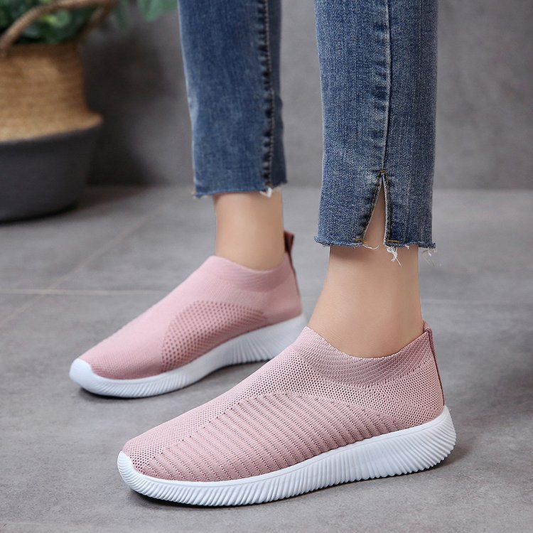 Womens Trendy Mesh Platform Sports Shoes - activesportslife