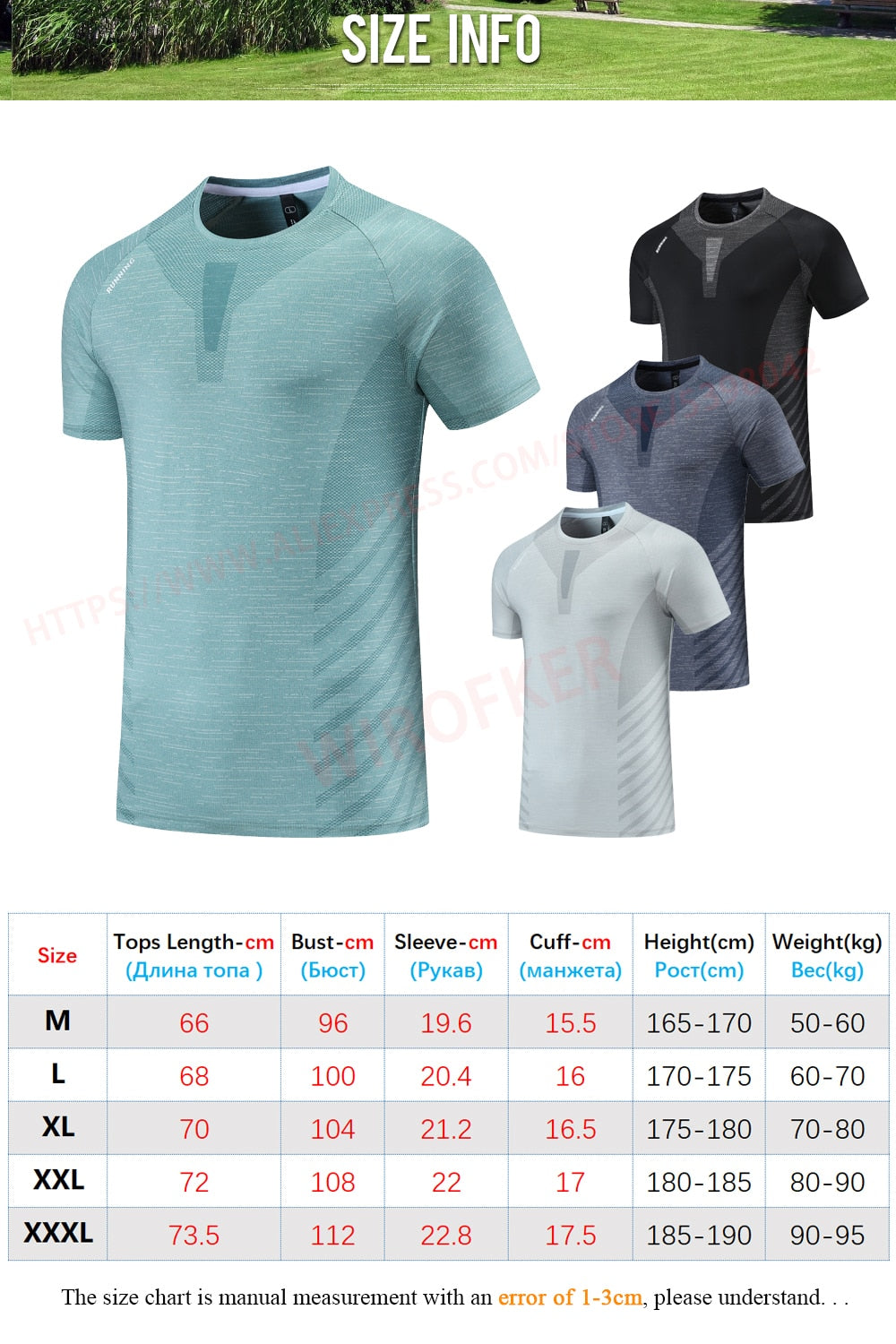 Men Training T-shirts Quick Dry - activesportslife