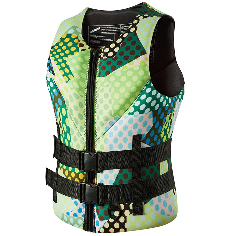 Life Jacket for Adult Super Buoyancy Neoprene - activesportslife