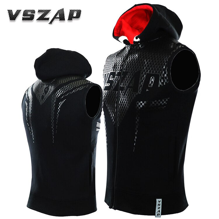 VSZAP Thai Tiger T-shirt Muay Thai Sleeveless Stretch Boxing Vest Training Male Fitness Sport Fight MMA Sports Clothes - activesportslife