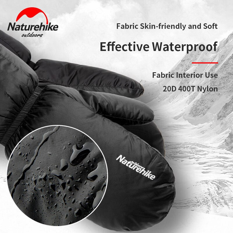 Naturehike Outdoor Gloves Ultralight Unisex Waterproof Gloves Camping - activesportslife