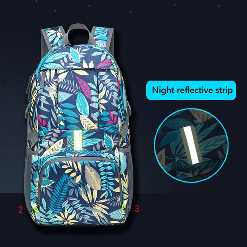 Casual Camouflage Women Backpack Camping Yoga Water Sports Bags 35L Backpacks Large Capacity Gym Bag XA211L - activesportslife