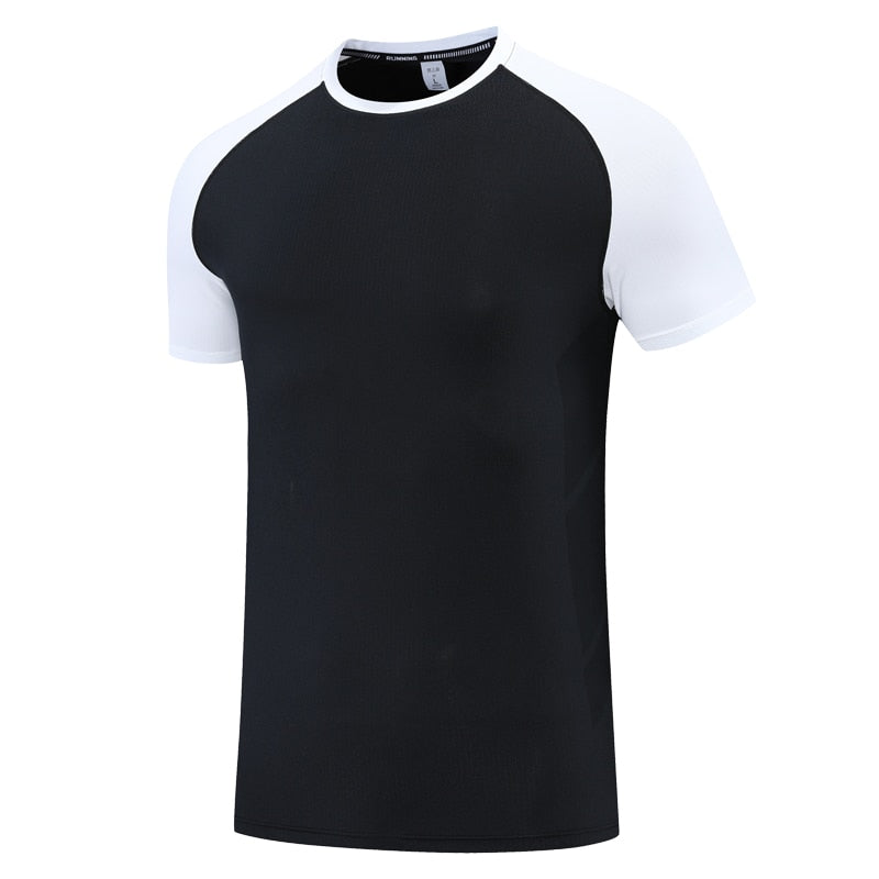 Men Fashion Short Sleeves Bodybuilding Fitness Cool Shirts - activesportslife