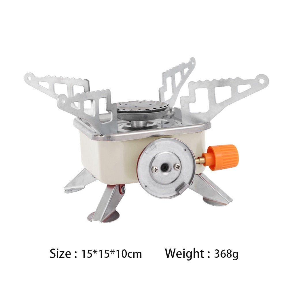 Ultralight Outdoor Mini Stove 4000BTU Windproof Folding Portable Burner Cooker Camping Stove - activesportslife