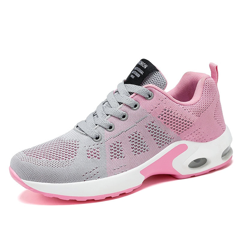 Women Running Shoes Breathable Mesh Light Weight Sports Shoes Casual Walking Tennis - activesportslife