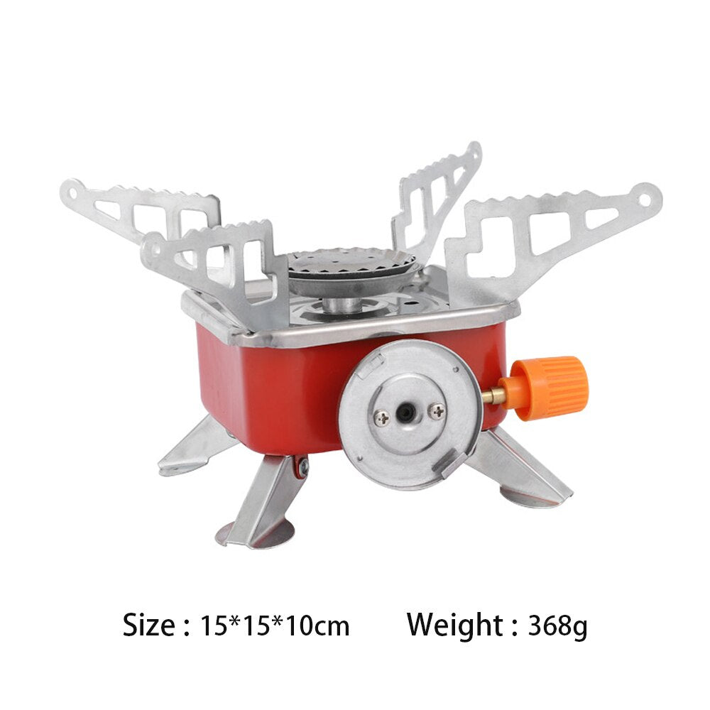 Ultralight Outdoor Mini Stove 4000BTU Windproof Folding Portable Burner Cooker Camping Stove - activesportslife