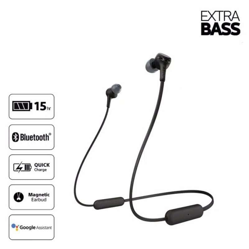 SONY WI-XB400 Wireless Stereo Earphones Bluetooth 5.0 Sport Earbuds HIFI Handsfree with Mic - activesportslife