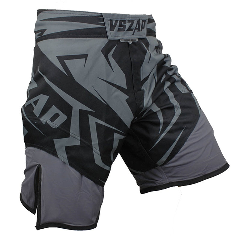 VSZAP SHADOW HUNTER Men's Muay Thai Boxing Shorts MMA Shorts Fight Grappling - activesportslife