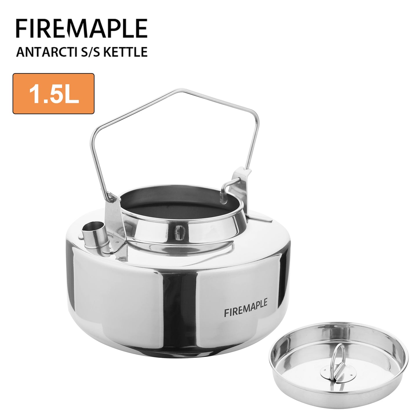 Fire Maple Antarctic Stainless Steel Backpacking Camping Kettle Bushcraft Gear Durable Teapot High Quality S304 1L 295g - activesportslife